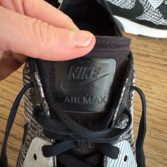 Nike AirMax 90 Ultra 2.0 Flyknit black & white Womens Size 8 - Picture 7 of 10